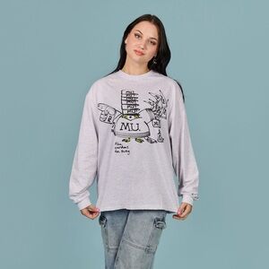 MIKE SWAG DROP SLEEVE LONG SLEEVE T-SHIRT